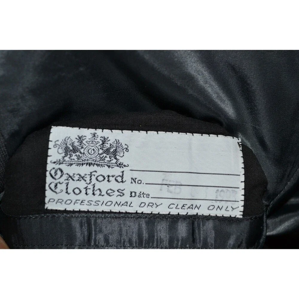 Vtg 1993 Oxxford Clothes Mens Blazer‎ Gray 46R men's Sports Coat Suit Jacket